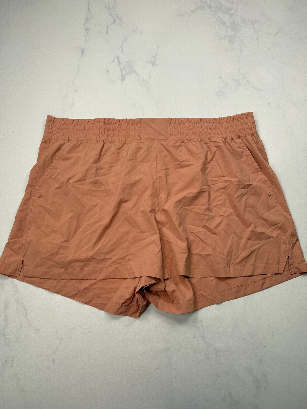 Old Navy StretchTech Athletic Shorts Apricot Current Adjustable - Womens 4X